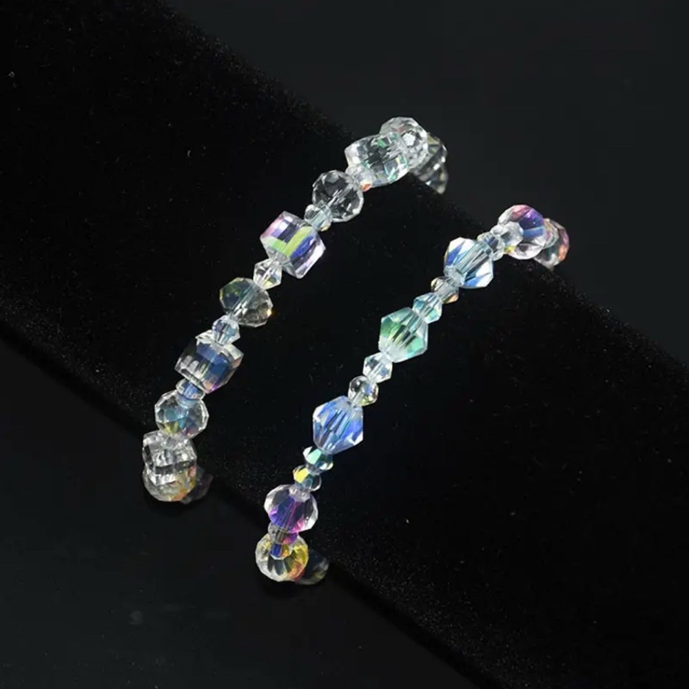Austrian Crystal Sparkling White Gold Finish Bracelet - Picture 3 of 5
